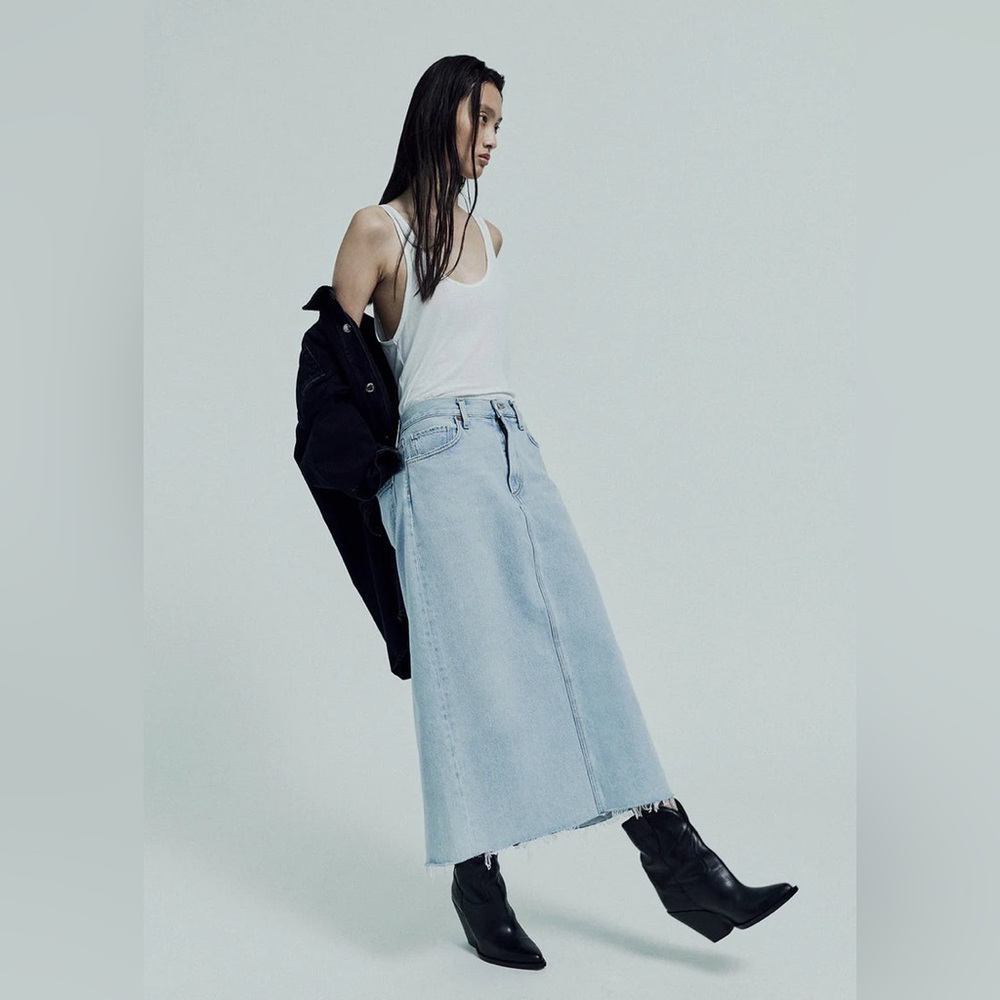 NWT AGOLDE Della Skirt in Practice